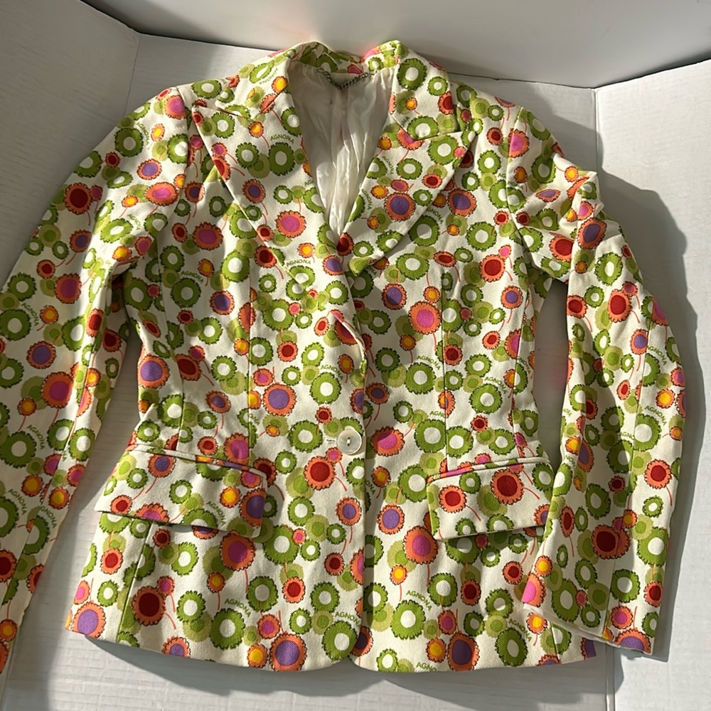 AGNONA Floral Patterned Blazer - Multicolor